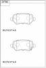 ASIMCO KD7782 Brake Pad Set, disc brake